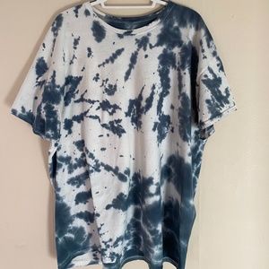 Tie-Dye T-Shirt (Blue/White, 2XL)